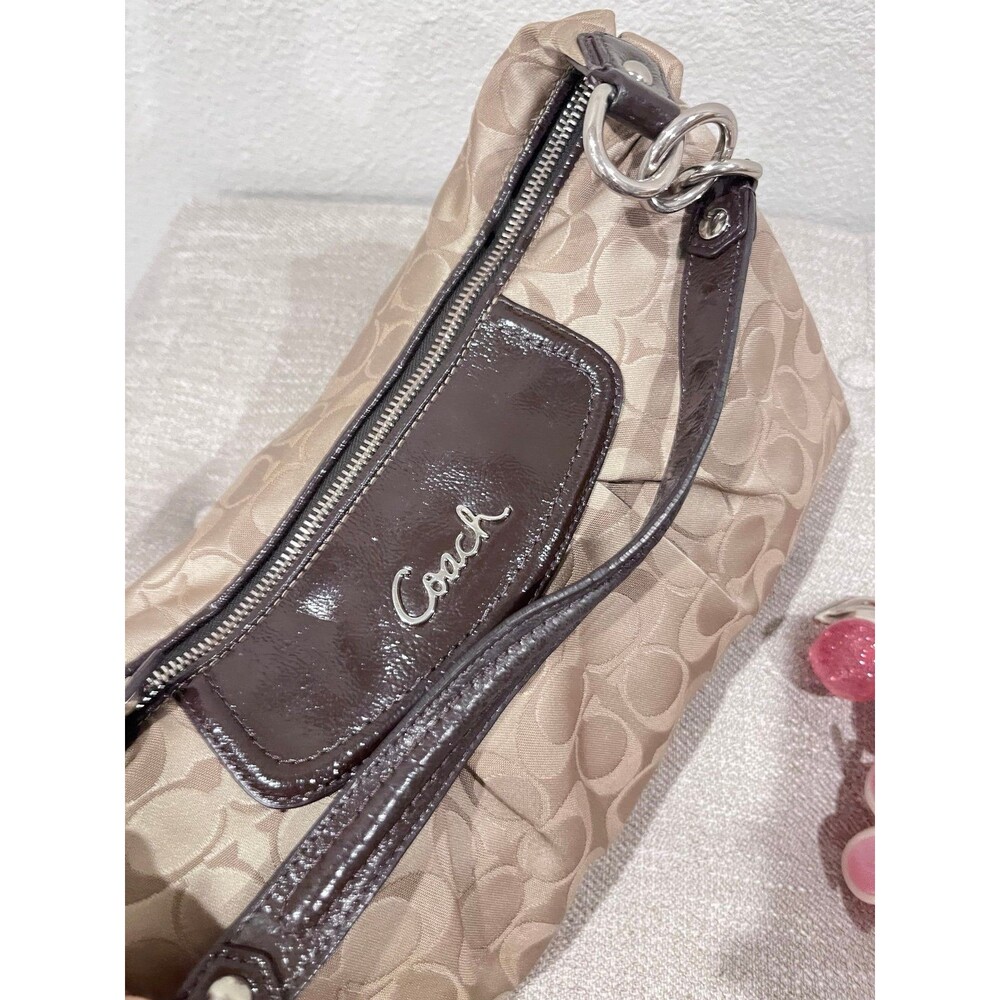 Coach Signature C Monogram Shoulder Bag - Picture 11 of 11